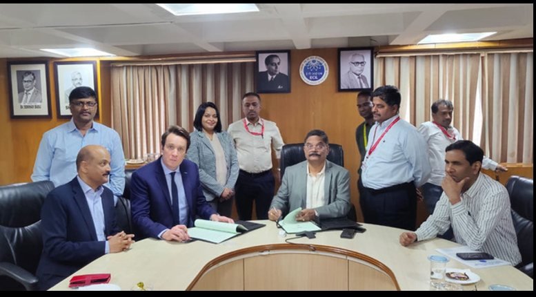 MOU signing at ECIL with Mirion and Advancetech leadership